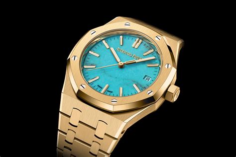 audemars piguet turquoise dial|royal oak turquoise dial.